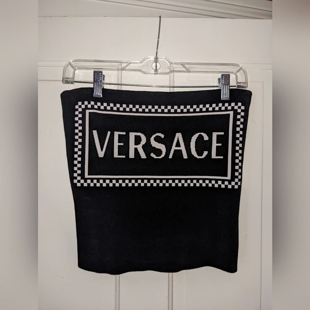Versace Knit Tube Top